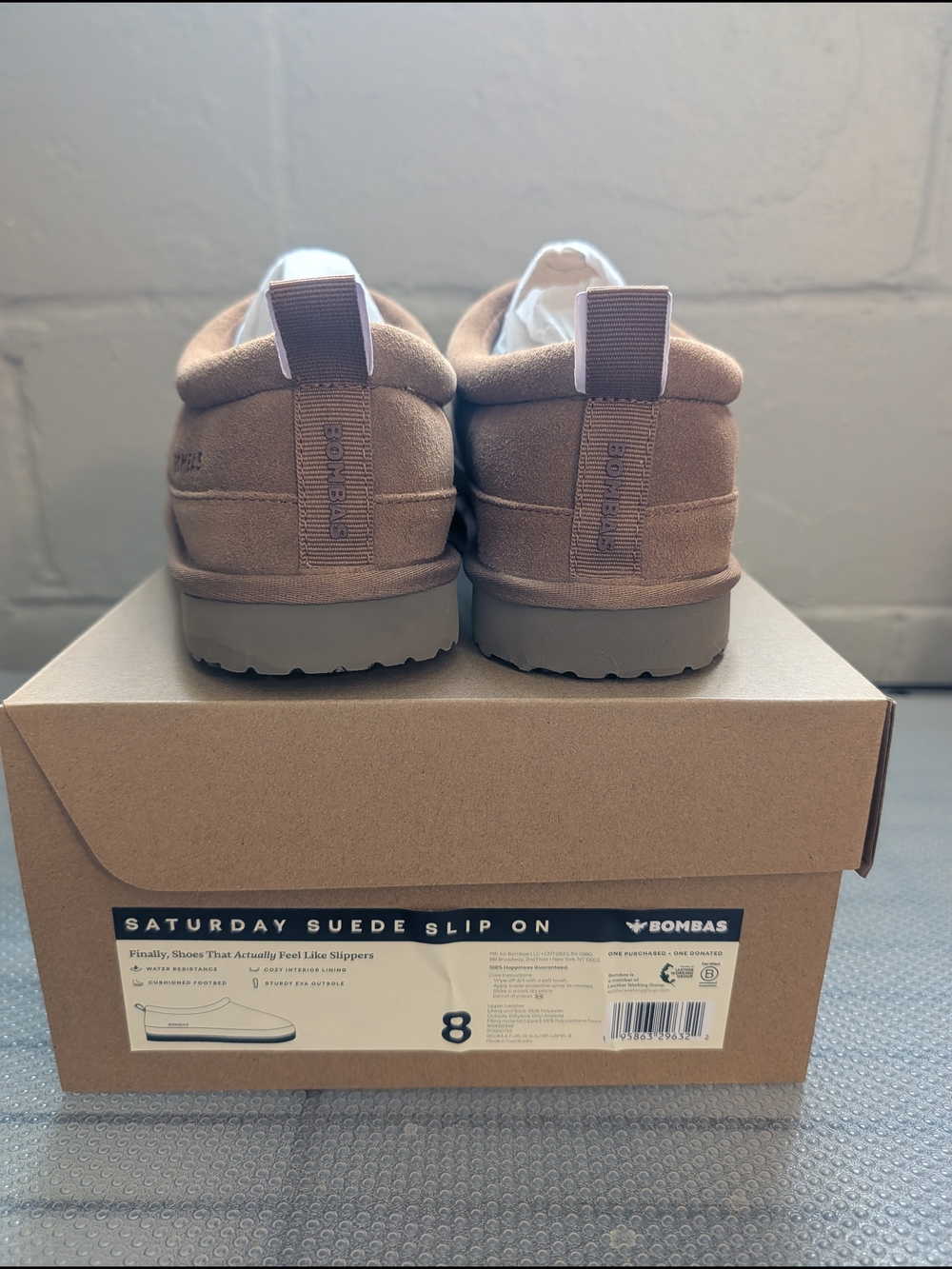 Bombas Saturday Slippers in Camel - Picture 8 of 9